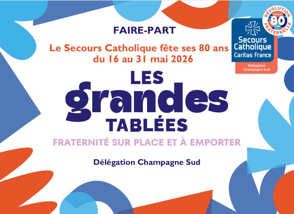 les grandes tablées en Champage-sud !